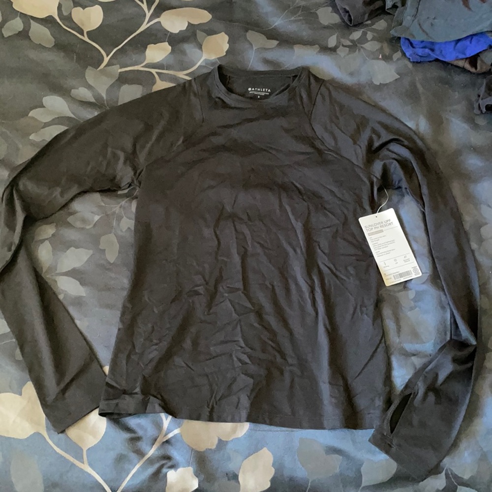 Athleta black sunlover UPF top PH resort